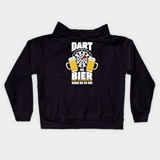 Darts And Beer That's Why I'm Here Dart Player Kids Hoodie